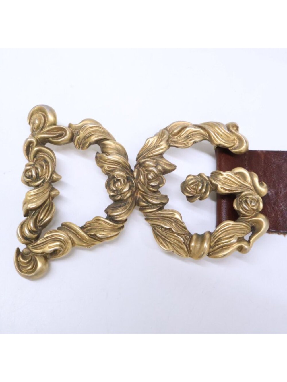 Dolce & Gabbana DG Buckle Leather 80 Belt - Picture 4 of 10